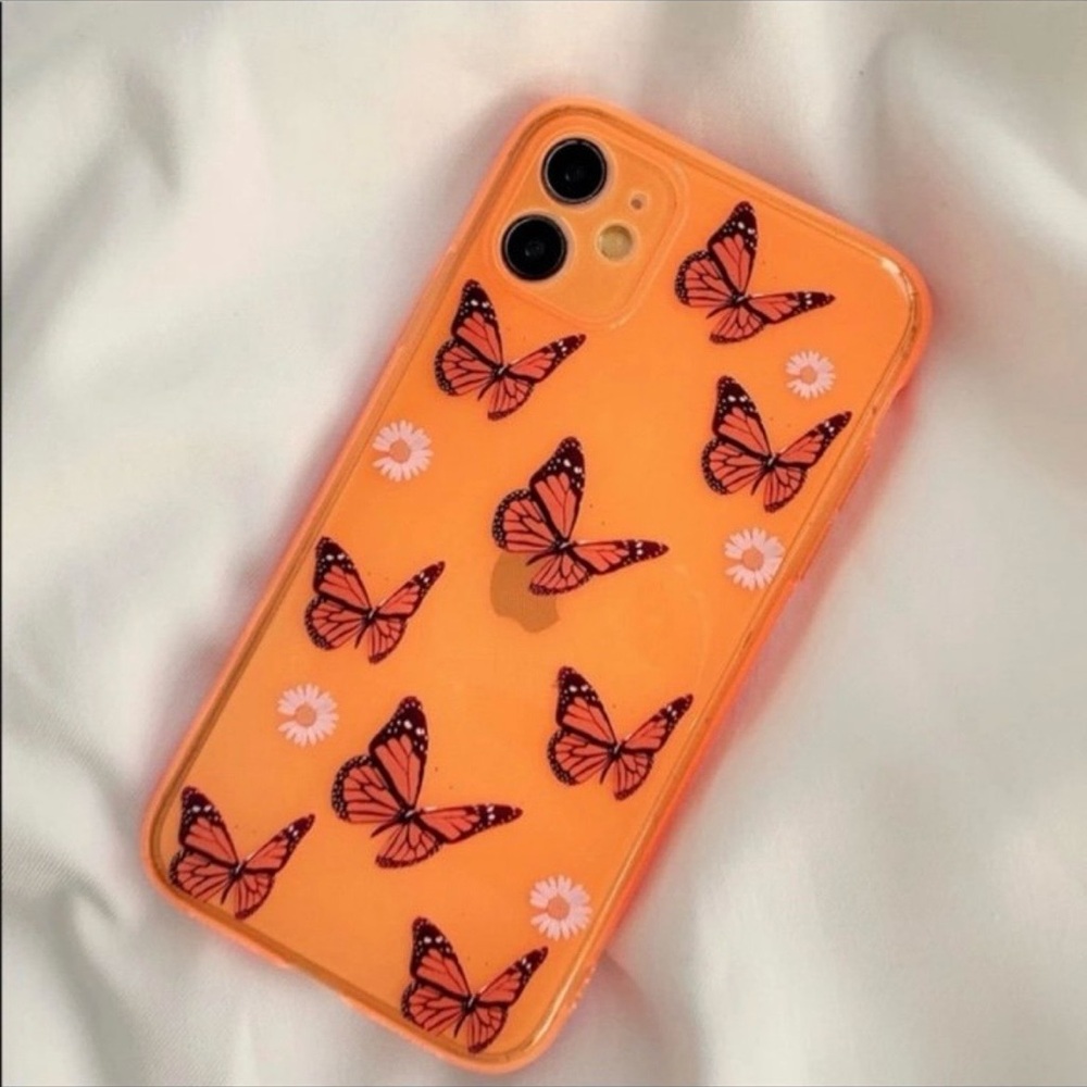 Orange Butterfly Phone Case - Picture 2 of 5